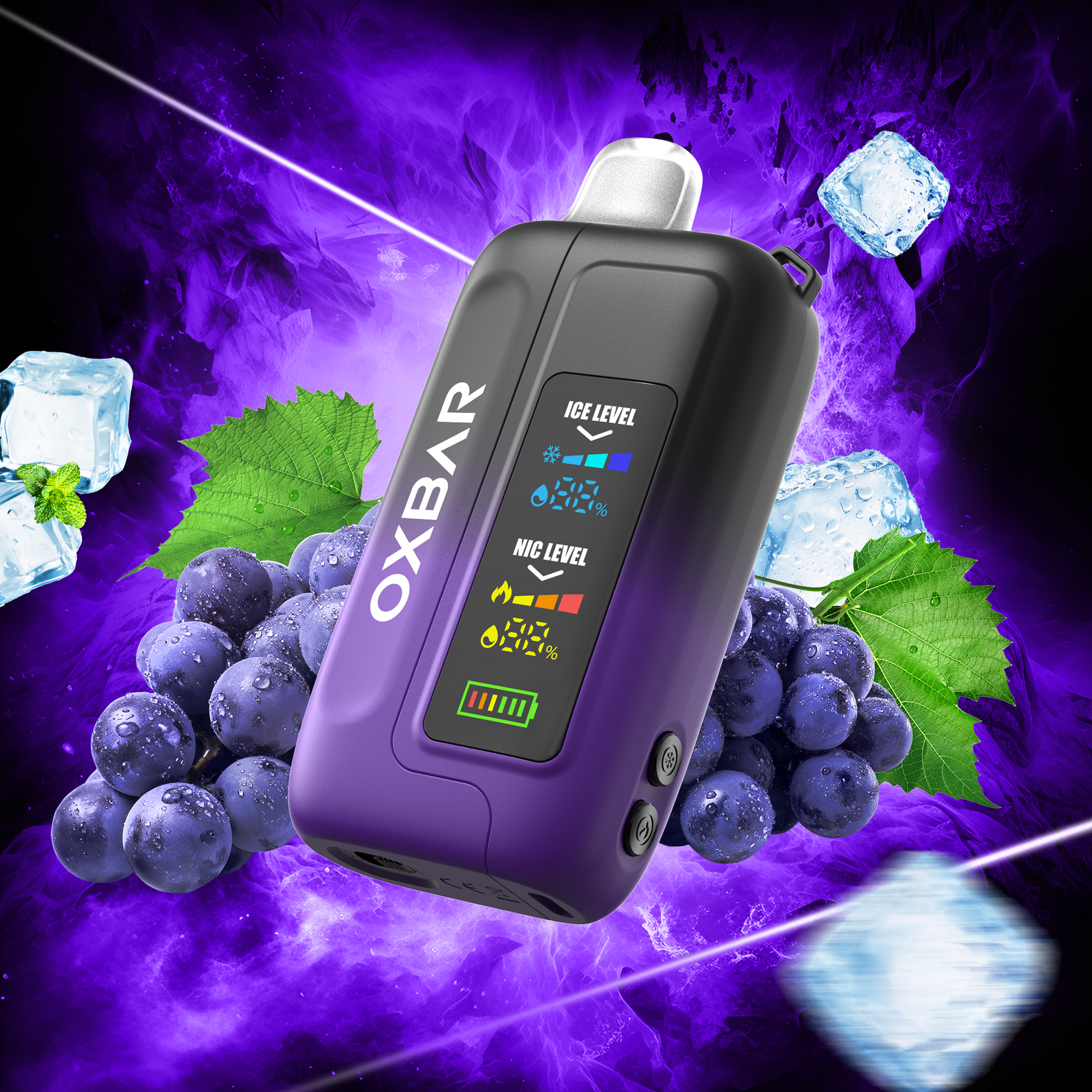 OXBAR 35 K ICE - NIC | GRAPE ICE