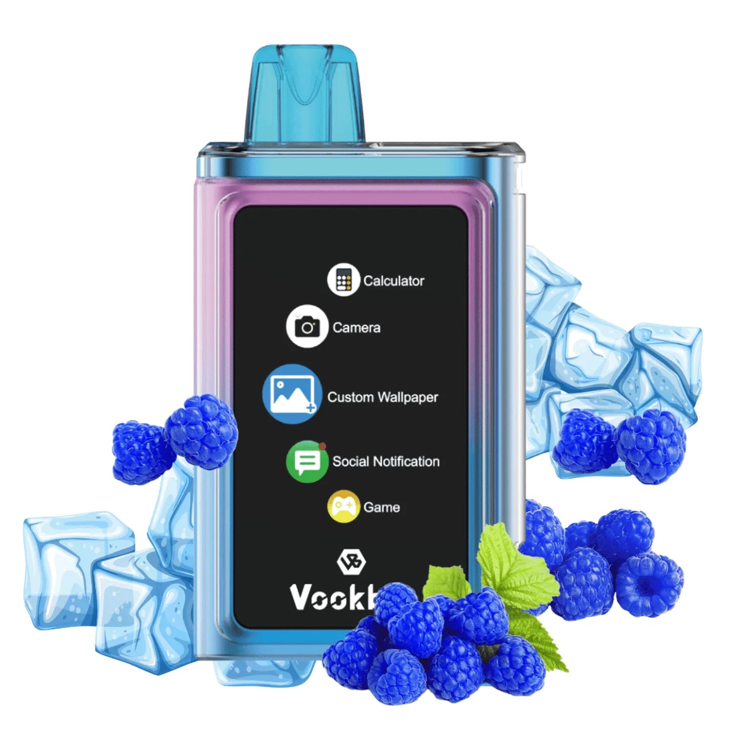 VOOKBAR CYBER PRO 30K | BLUE RAZZ ICE